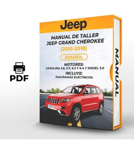 Manual De Taller Jeep Grand Cherokee 2010 2018 Español Cuotas sin