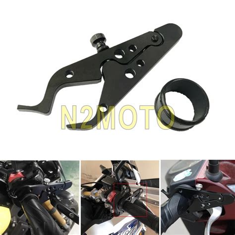 Retenedor Universal De Aluminio Cnc Para Motocicleta Control De