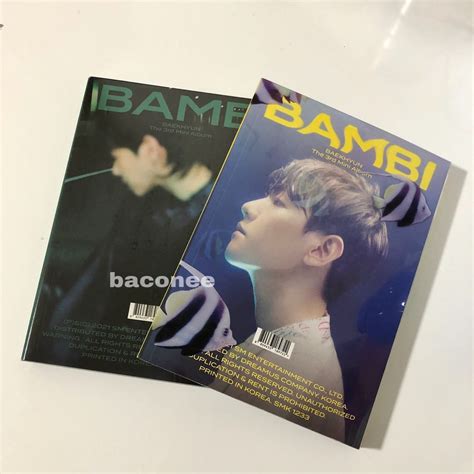 Instock Baekhyun Bambi Album Photobook Ver Hobbies Toys