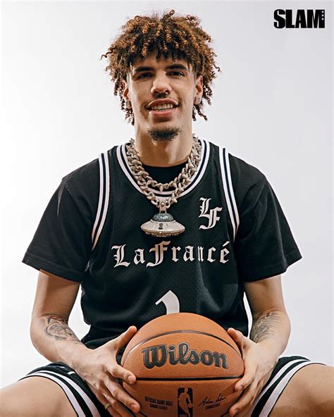 Lamelo Ball Photoshoot For Magazine Slam Lamelo Ball Ball Nba Fashion