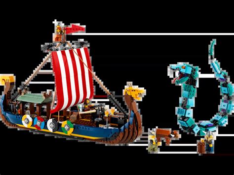 Lego Creator Viking Ship And The Midgard Serpent Set