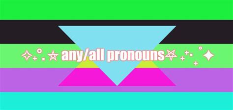 i made an any all pronouns flag! : r/XenogendersAndMore