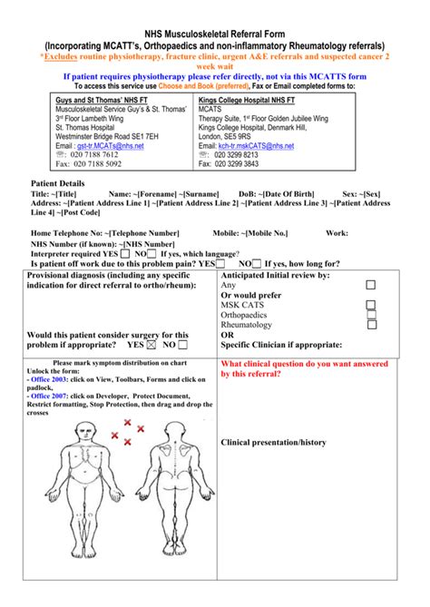 Sample Musculoskeletal Nursing Assessment