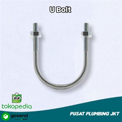 Jual U Bolt 3 Inch Klem U Besi Galvanis 3 Inch U Bolt 3 8 X 3