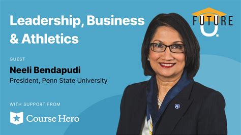 Leadership Business And Athletics Penn State University President