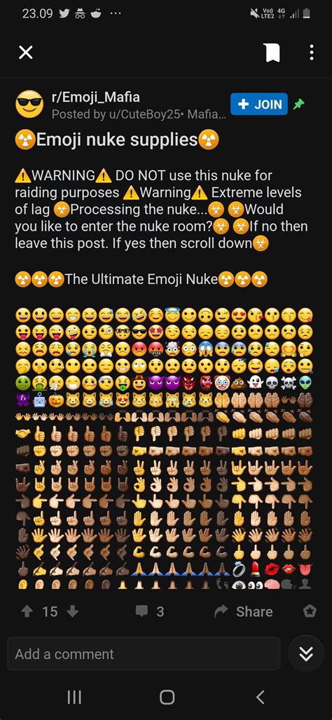 They have found our nuke! : r/Emoji_Mafia