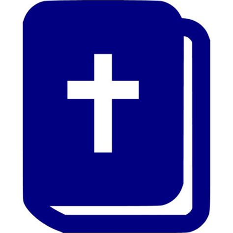 Navy Blue Holy Bible Icon Free Navy Blue Bible Icons