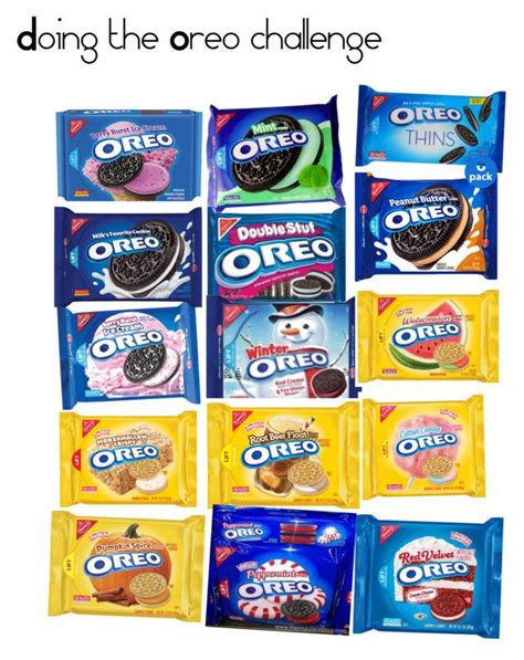 Oreo challenge 😉😉😂 | Oreo, Oreo flavors, Oreo cookie flavors