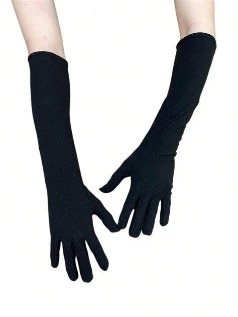 Women Matte Black Wedding Tea Party Opera Party Gloves Bridal Evening Dress Accessories