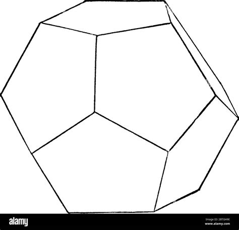 Regular Dodecahedron Is A Platonic Solid With Twelve Pentagonal Faces