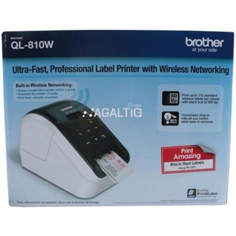 Etiquetadora Brother Ql 810w Profesional De Alta Velocidad