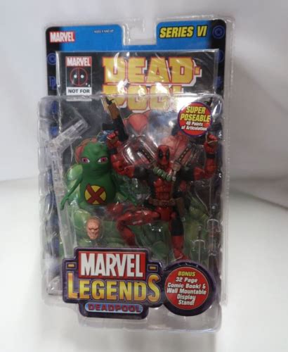 2004 Toy Biz Marvel Legends Series Vi 6 Deadpool And Doop Action Figures Sealed Ebay