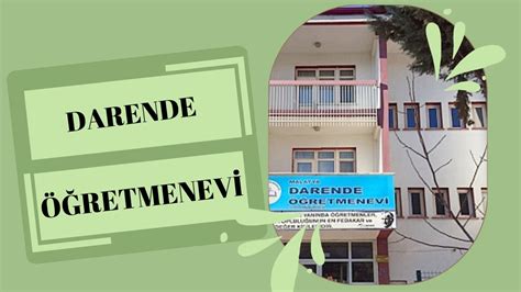 Darende öğretmenevi Darende Öğretmen Evi darende öğretmenevi Malatya