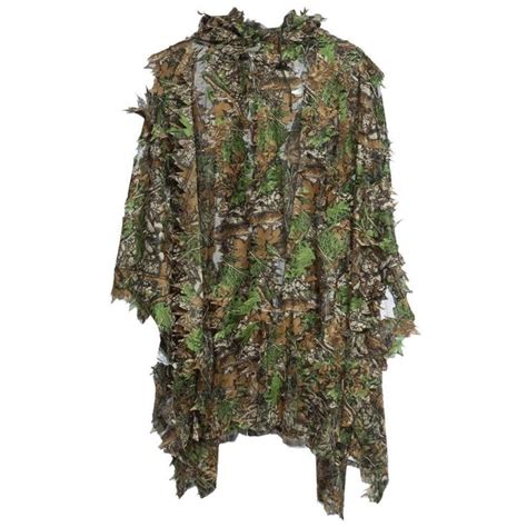 1 5 M 3D Caza Camuflaje Ghillie Con Gorra Traje Ropa Selva Capa Poncho