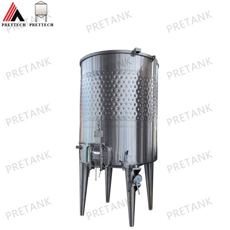 Industrial Stainless Steel Fermenter Vinegar Wine Floating Variable