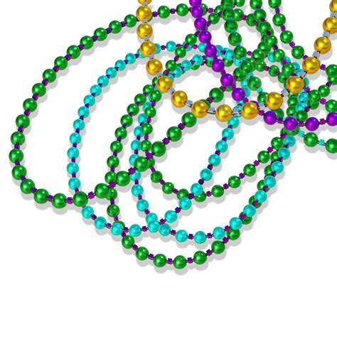 Mardi Gras Beads Png Picture Bunch Of Mardi Gras Beads In Rings Mardi