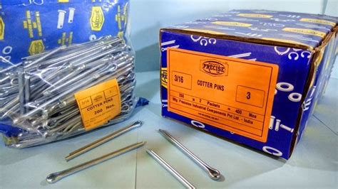 Mild Steel Precise Cotter Pin X Packaging Type Box Packaging