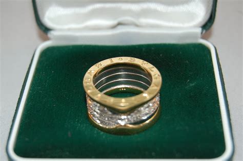 Bvlgari Ring Mit Diamanten Gold Ringgr E Ma Shops