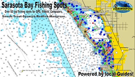 Sarasota Bay Fishing Spots Gps Coordinates For Redfish Snook Trout