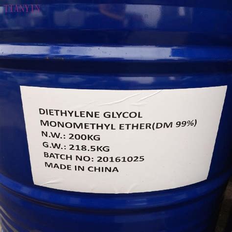 Buy Diethylene Glycol Monomethyl Ether Dm 99 Industrial Grade From Jiangsu Dynamic Chemical