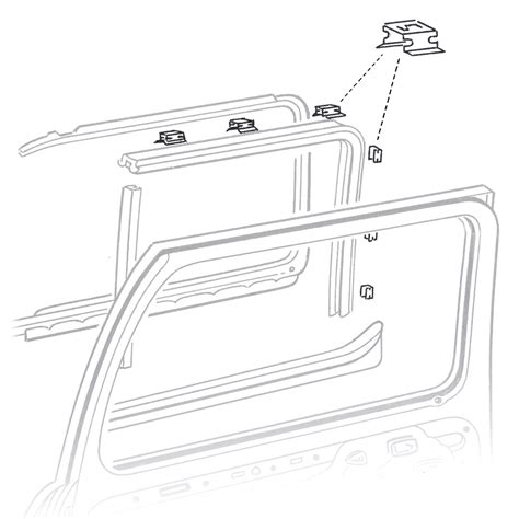 Klammer Fensterf Hrung Vw K Fer Bus Typ Classicgo