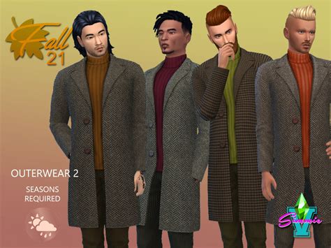 The Sims Resource SimmieV Fall21 Outerwear 2