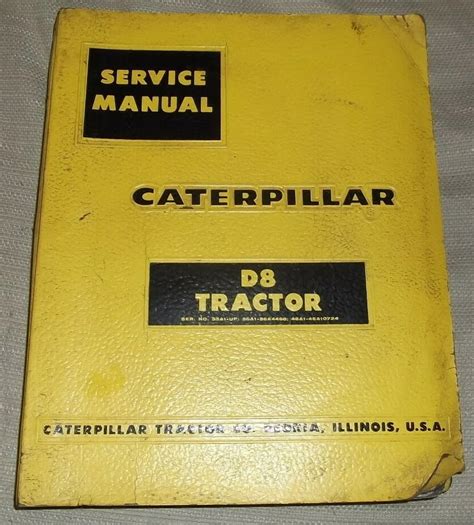 Caterpillar D8h Service Manual Maintenance 58 Off