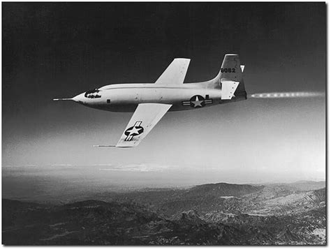 Amazon.com: Planejunkie Chuck Yeager - Bell X-1 in Flight - 8" x 10" B ...