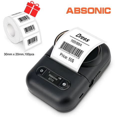 E Thermal Label Printer Portable Inkless Pocket Label Maker Similar