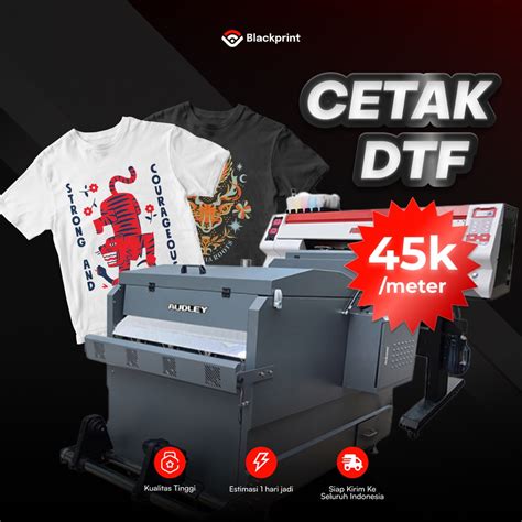 Jual Cetak DTF Meteran Murah Print DTF Meteran Sablon Digital