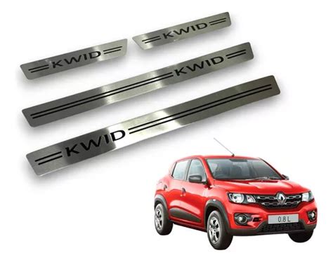 Kit Kwid Soleira Aço Inox 2017 2018 2019 2020 2021 2022 2023 Frete grátis