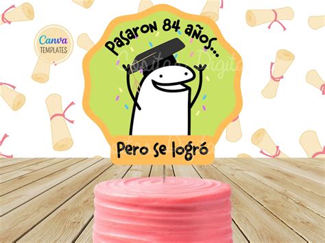 Flork Graduacion Dise Os Cake Topper Graduado Prepa Etsy