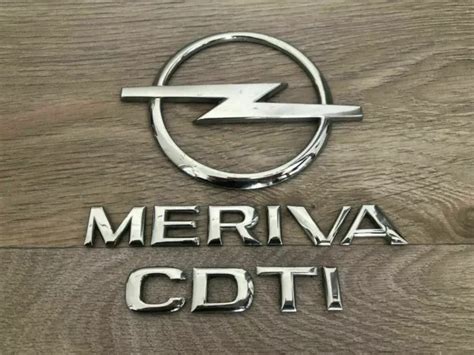 Monogrammes Insignes Logos Badges Embl Mes Sigles Opel Meriva Cdti Eur