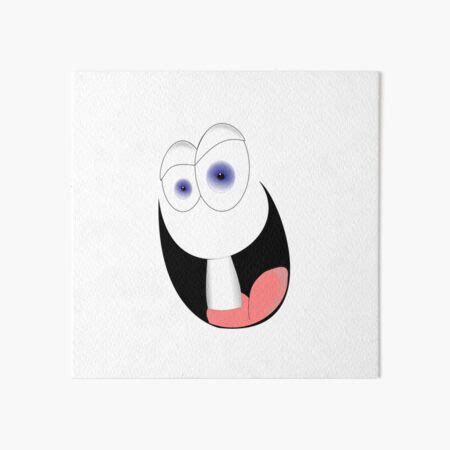 "Goofy Ahh Face" Art Board Print for Sale by votsis | Redbubble