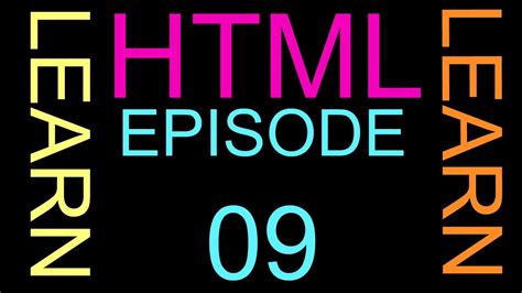 Episode 09 How To Make Bold And Italic Text In Html Youtube