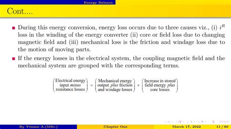 Principles Of Electromechanical Energy Conversion Ppt