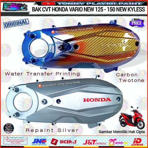 Jual Original Bak Cvt Carbon All New Honda Vario 150 125 Led New Esp