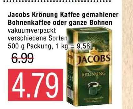 Jacobs Kr Nung Kaffee Gemahlener Bohnenkaffee Oder Ganze Bohnen Angebot