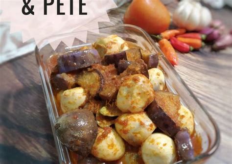 Resep Balado Terong Telur Puyuh And Pete Oleh Deedee Cookpad