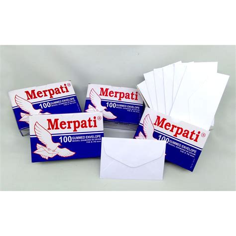 Jual Amplop Mini Merpati 100gr 110 X 70mm Kotak Isi 100 Perkotak Amplop