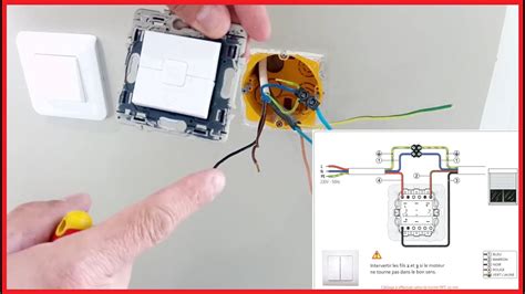 Branchement Interrupteur Legrand Mosaic Volet Roulant