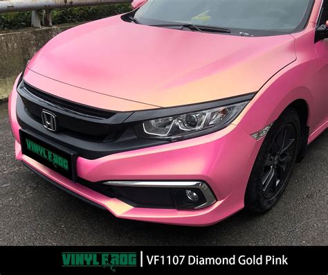 Honda Civic Full Wrap Glossy Metallic Sakura Pink Artofit