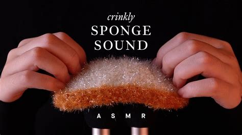 1649C ASMRSLOW Bassy Crinkle Sponge Triggers Scratching And