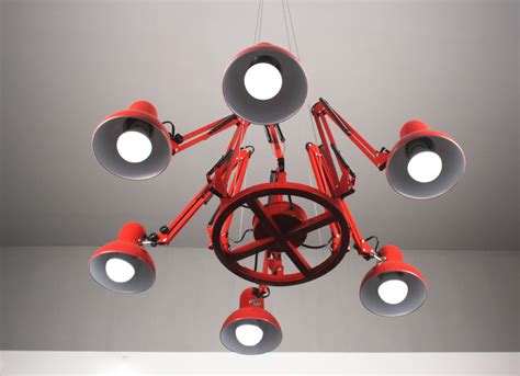 6 Lamps Contemporary Spider Chandelier Pendant Lamp Ceiling Light