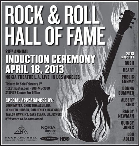 Rock And Roll Hall Of Fame Induction Ceremony 2013