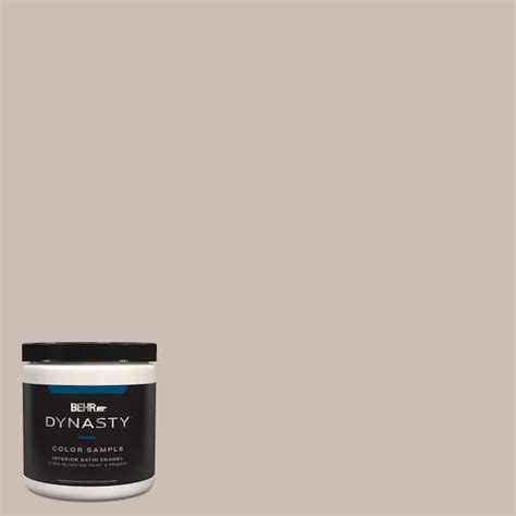 BEHR DYNASTY 8 Oz N150 2 Smokey Pink Satin Enamel Stain Blocking