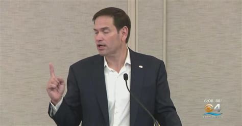 U S Senate Race Tilts Toward Marco Rubio Cbs Miami