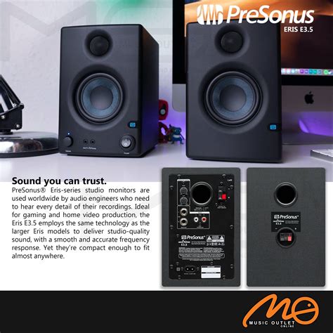 Presonus Eris E Powered Studio Monitor Pair