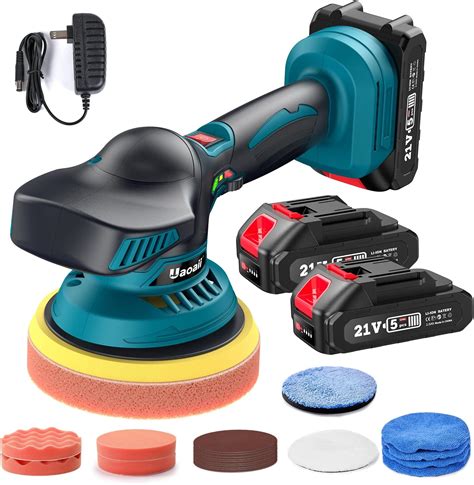 Amazon Cordless Car Buffer Polisher With Pcs Ah Batteries