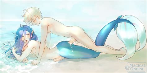 Rule 34 2boys Balls Erection Femboy Girly Magical Ondine Male Male Only Merfolk Merman Monster